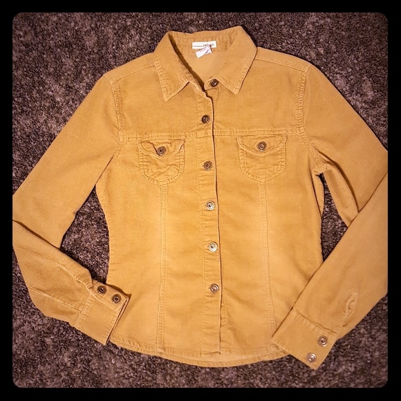 refuge Tops - 🎉PRICE DROP🎉 Refuge Tan Courdoroy Blouse